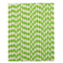 Paper Straws - green stripes x25